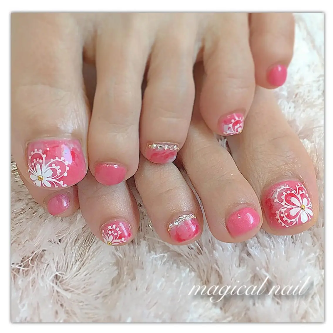 ネイル フットネイル magical nailのネイルデザイン