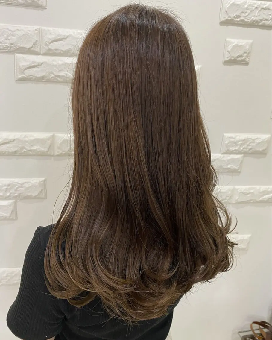 ロング ロングレイヤー レイヤーカット ロング 佐藤 帆春のヘアスタイル