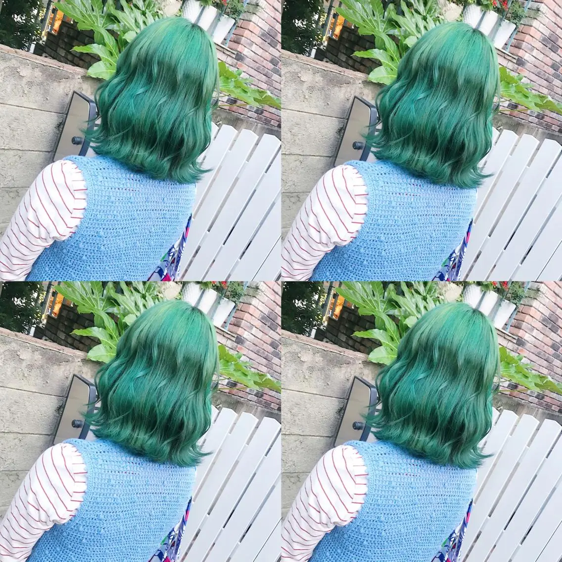 ミディアム カラー ヘアアレンジ ヘアカラー トリートメント TAKUMAブリーチ /切りっぱなし🪽のヘアスタイル