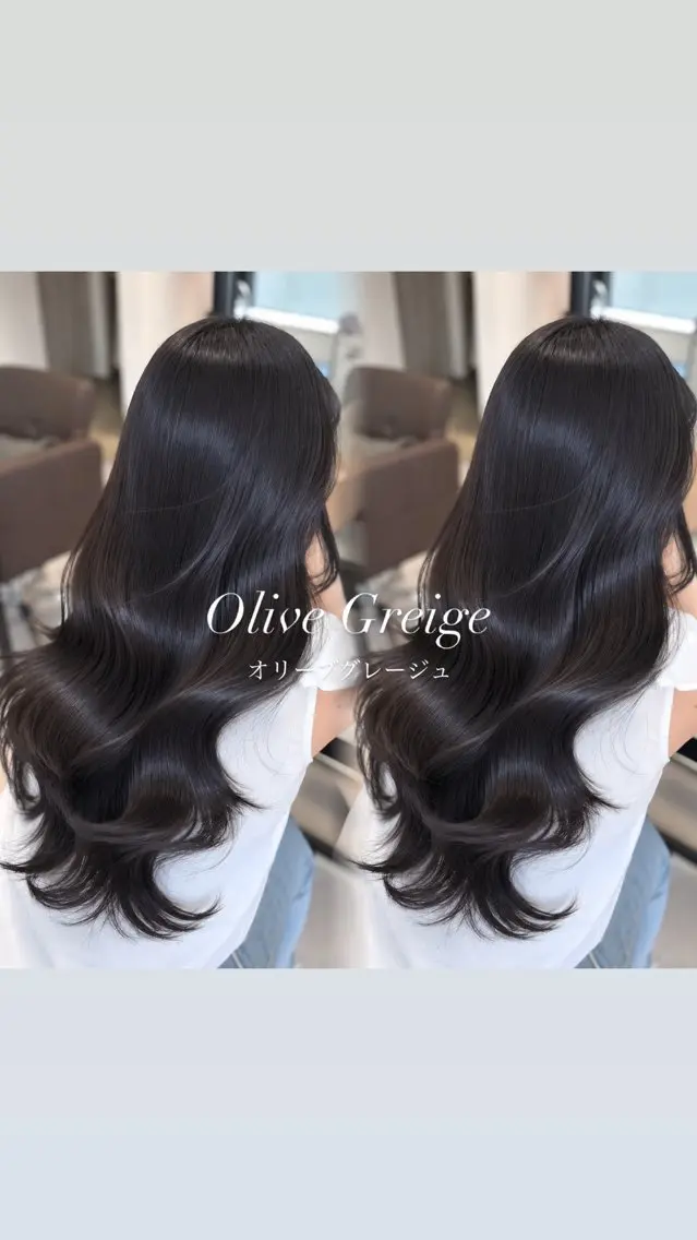 ロング ヘアカラー elyts Momoのヘアスタイル