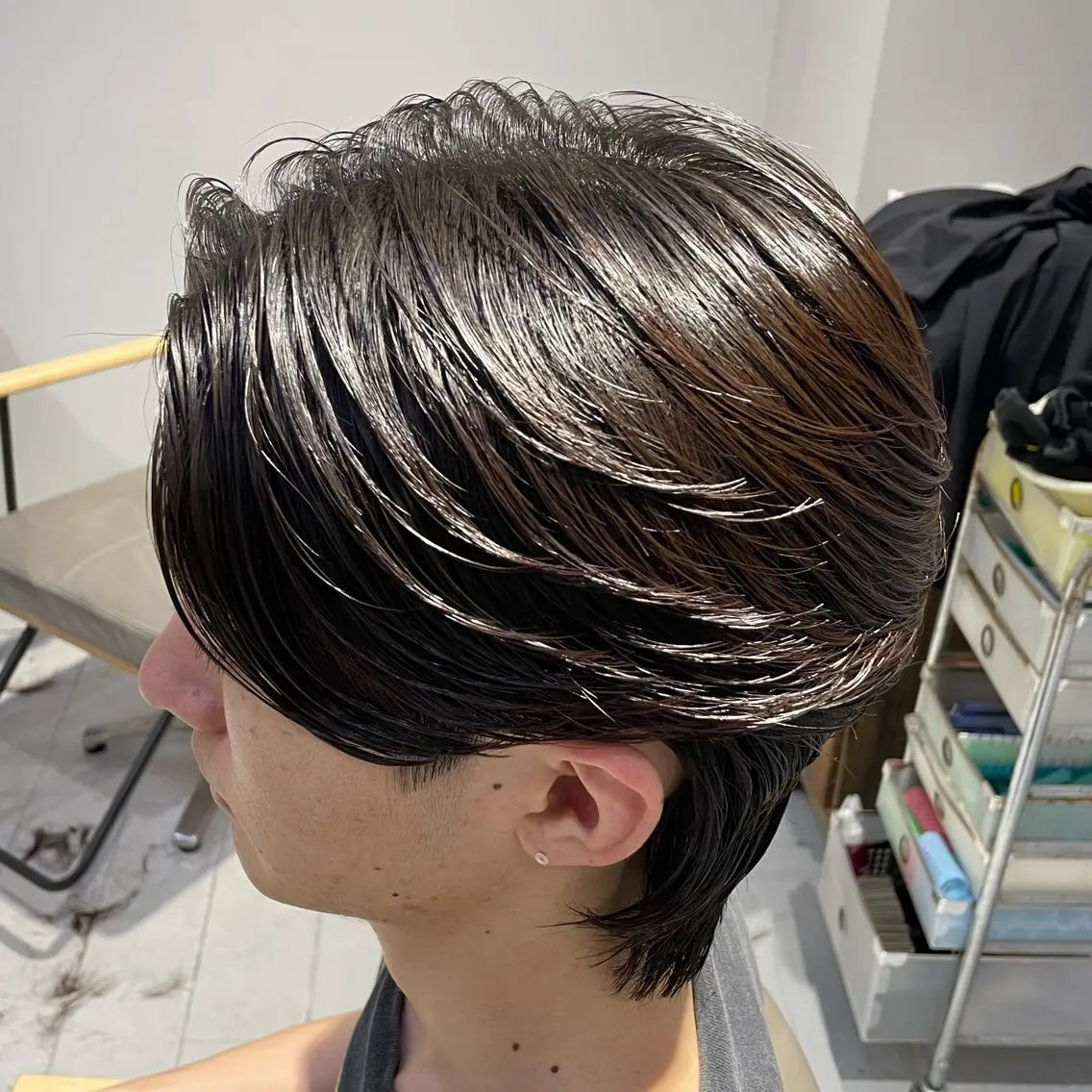 ショート パーマ メンズ カット パーマ 艶髪✨/髪質改善 カラー　kaitoのヘアスタイル