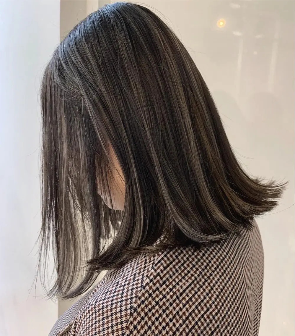 カラー 成瀬スパイラル パーマ清水大隼のヘアスタイル