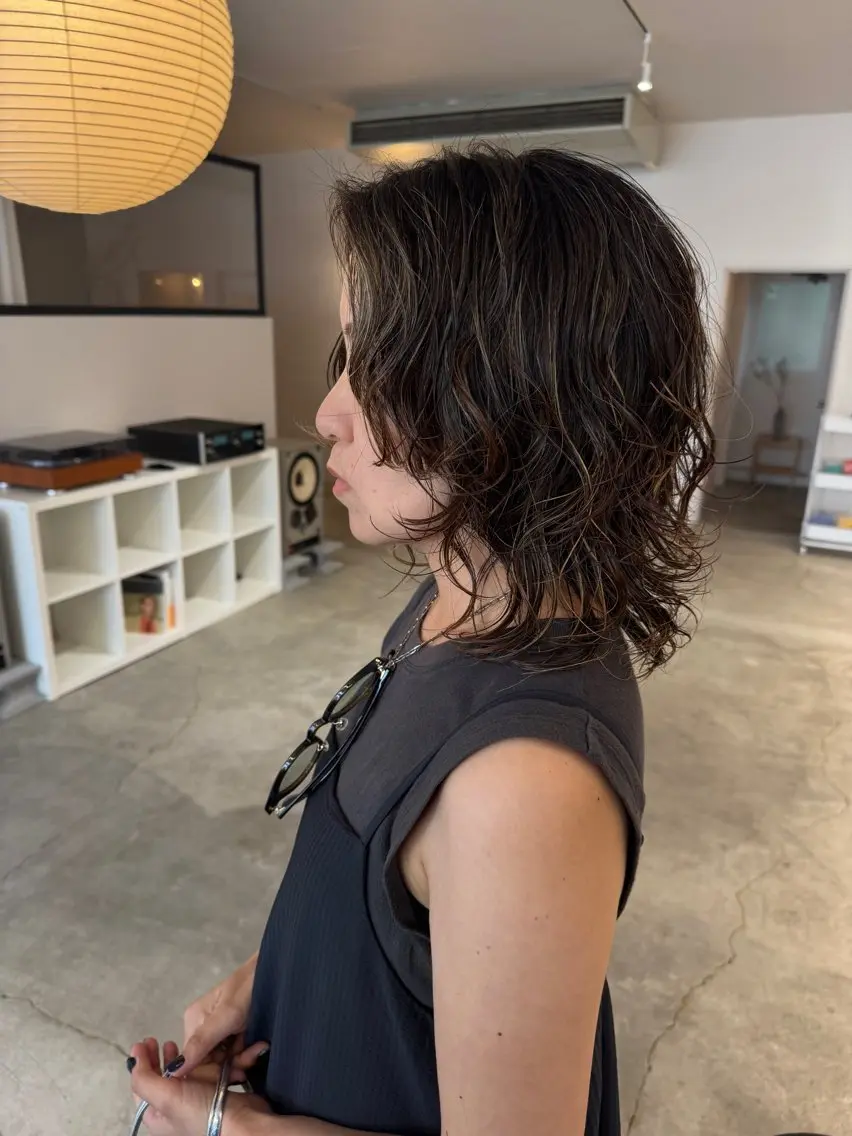 ロング パーマ カット パーマ noi / nonoのヘアスタイル