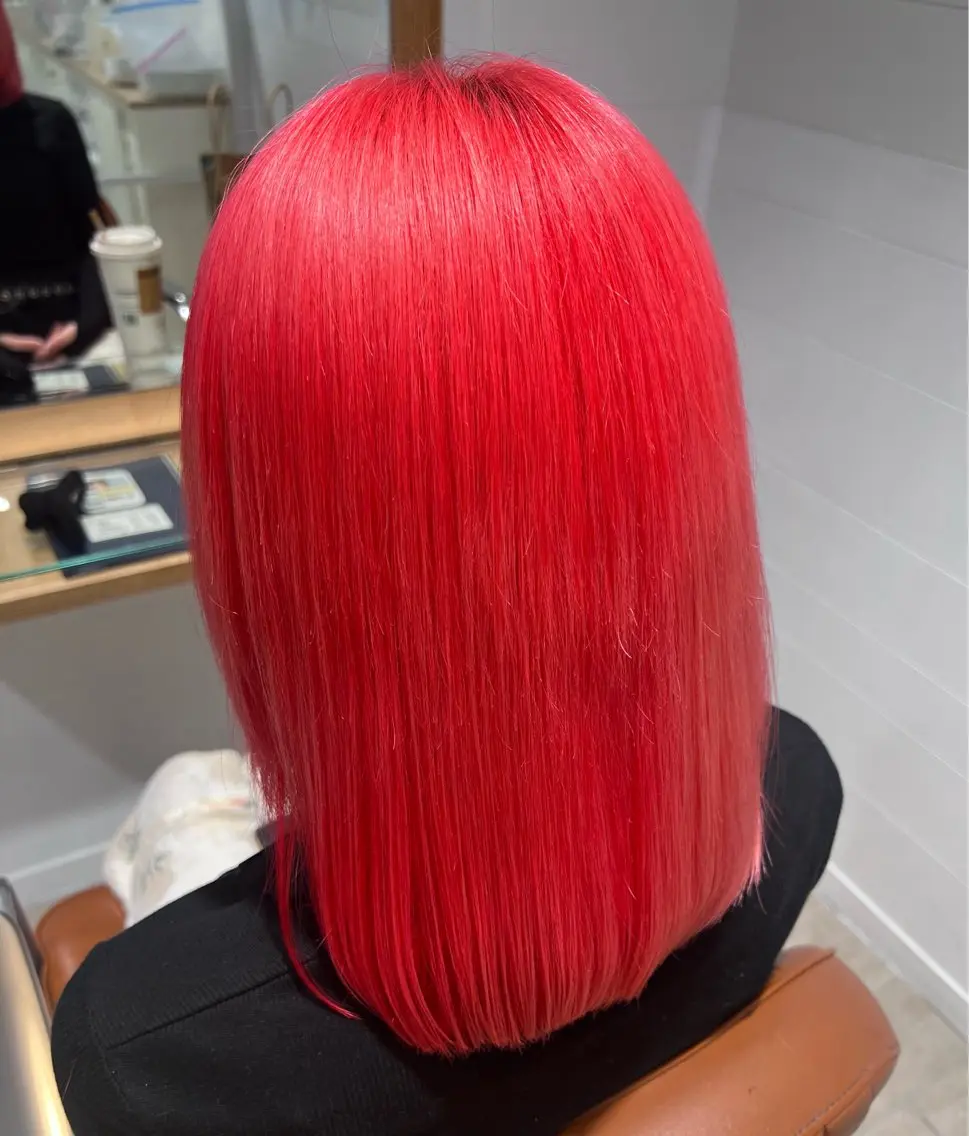 ミディアム 髪質改善 トリートメント ヘアカラー モデル募集 セイノチヒロのヘアスタイル
