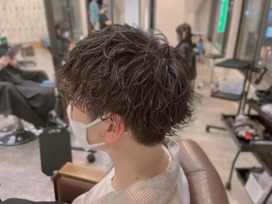 カラー パーマ メンズ カット パーマ ケイゴ【店長】 メンズパーマ特化のヘアスタイル