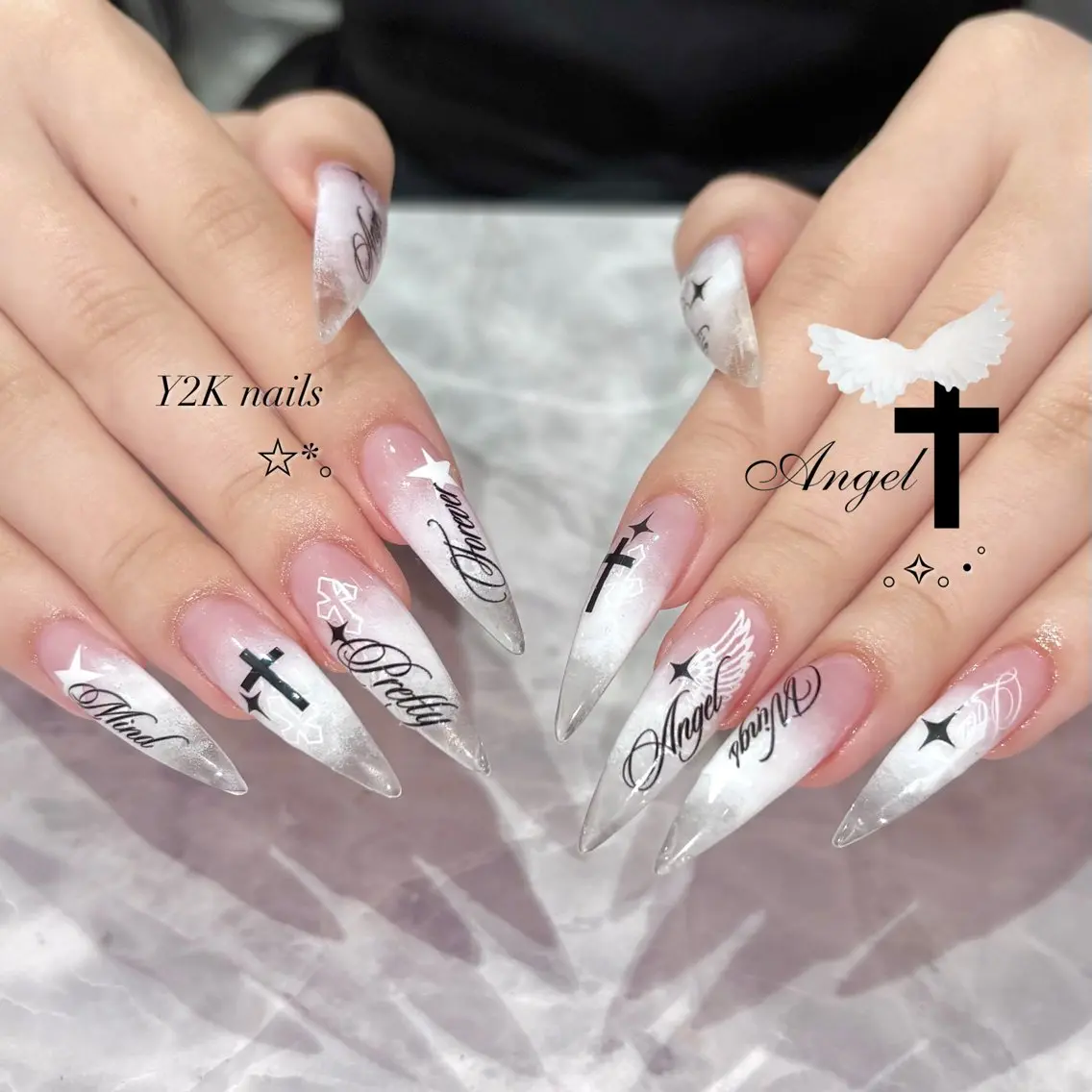 ネイル クリアネイル ハンドネイル fein. rion🩷のネイルデザイン