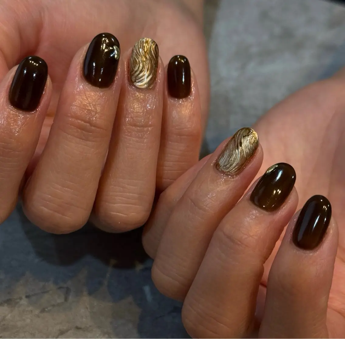 ネイル ニュアンスネイル シンプルネイル ハンドネイル Blé nailのネイルデザイン