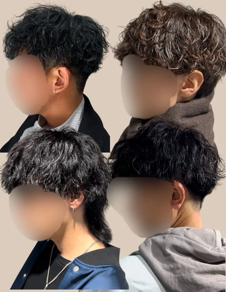 メンズ カット パーマ 👑駅近メンズサロン パーマ特化北千住👑のヘアスタイル