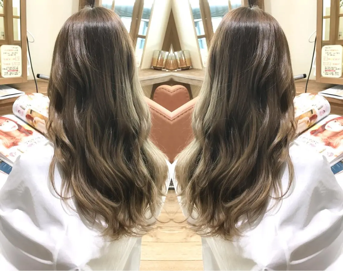 ロング カラー 奥田 真二のヘアスタイル