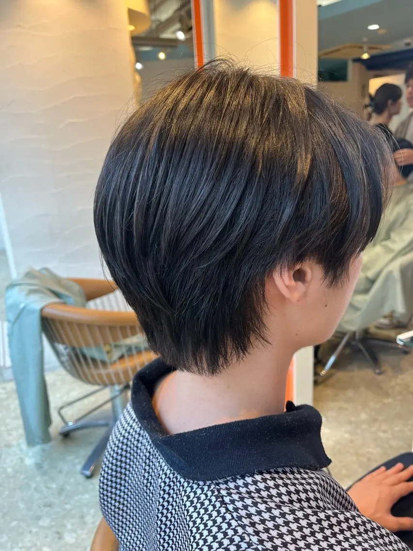 ショート カット うしだ かおるのヘアスタイル