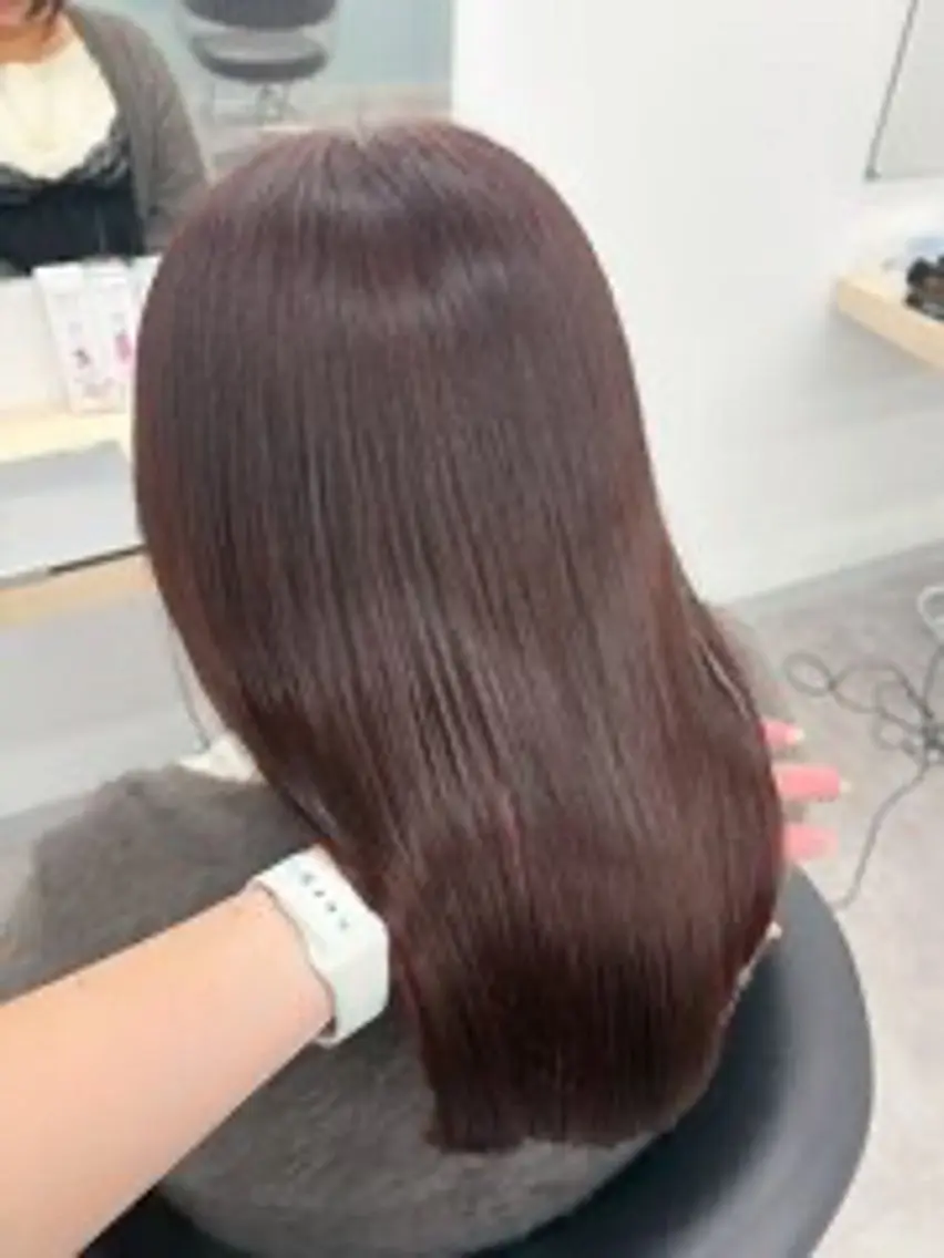 髪質改善カラーの写真