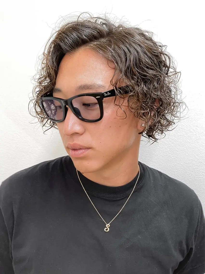 似合わせカット+パーマの写真