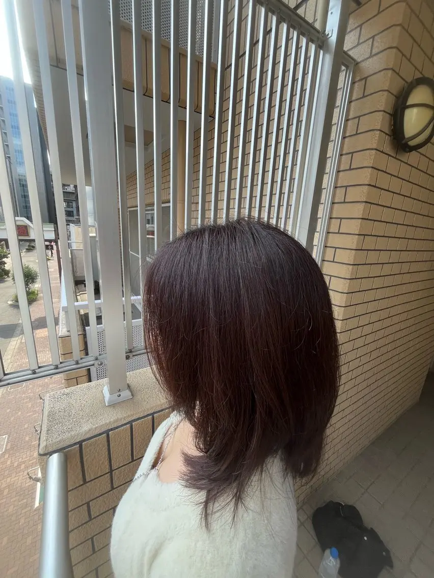 カラー 透明感カラー ラベンダーカラー 酒井 裕太郎のヘアスタイル