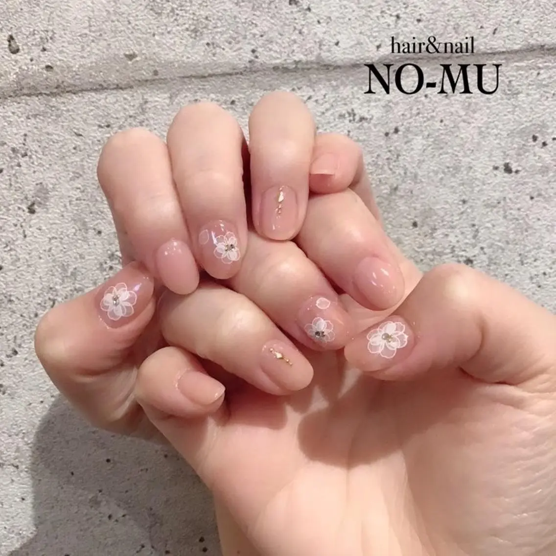 ネイル 桜ネイル hair&nail NO-MUのネイルデザイン