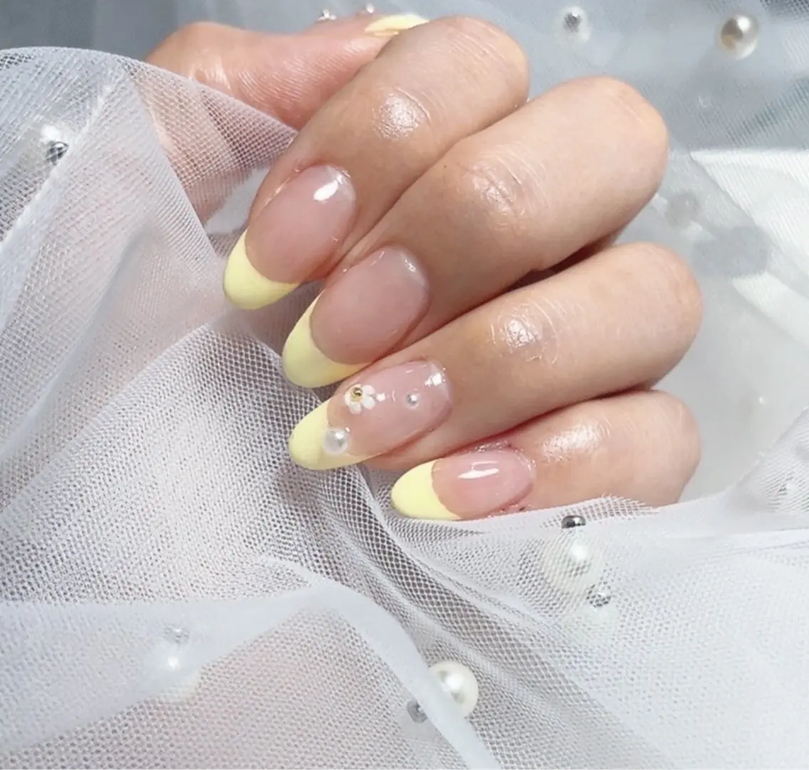 gel design nail💛の写真