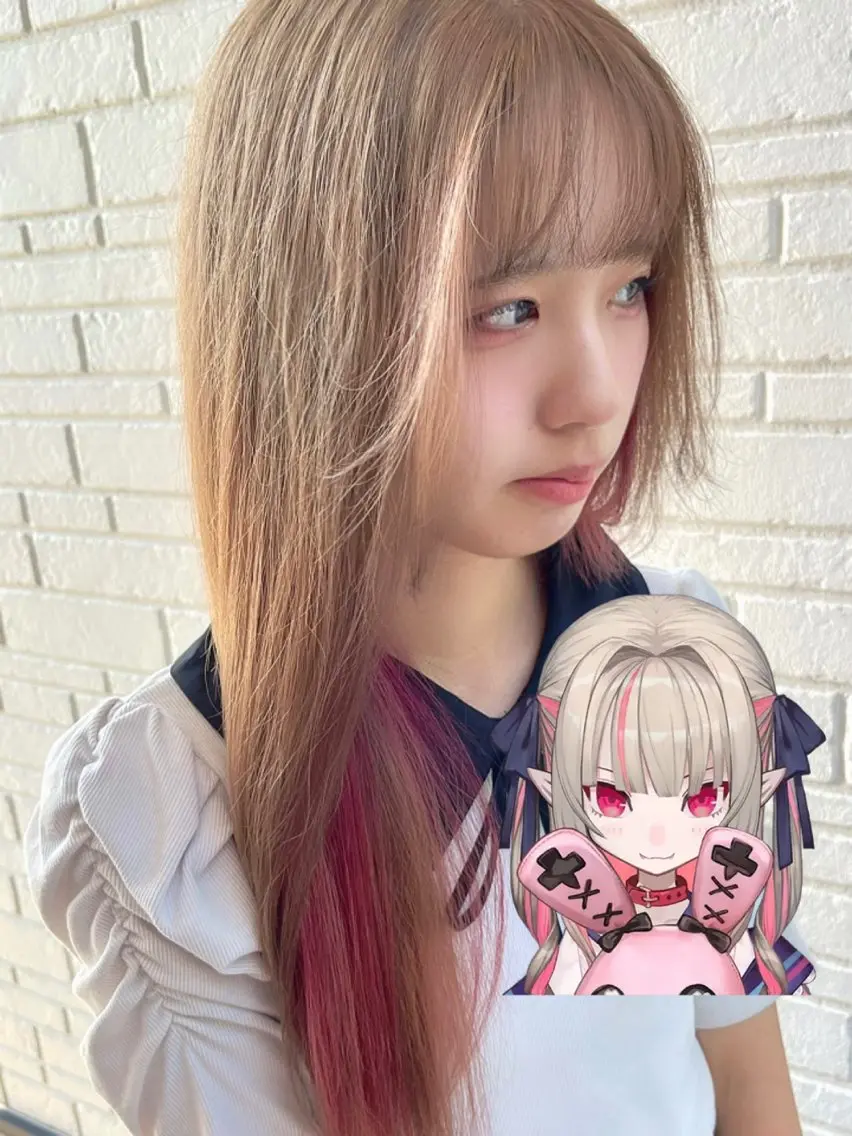 ロング カラー ヘアカラー 春日 涼太のヘアスタイル