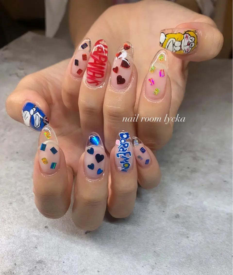 ネイル ネイルルームリッカ 𝐦𝐚𝐲𝐮のネイルデザイン