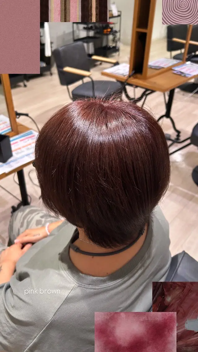ショート ヘアカラー 🫧長縄 花音🫧のヘアスタイル