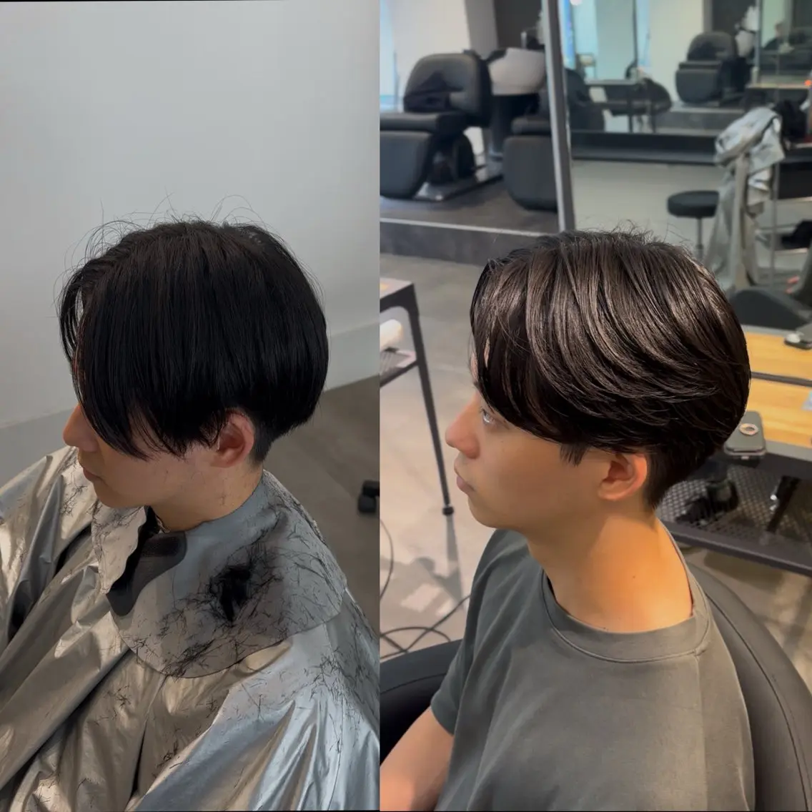 メンズ センターパート EXCIA 西北メンズサロン✂️のヘアスタイル