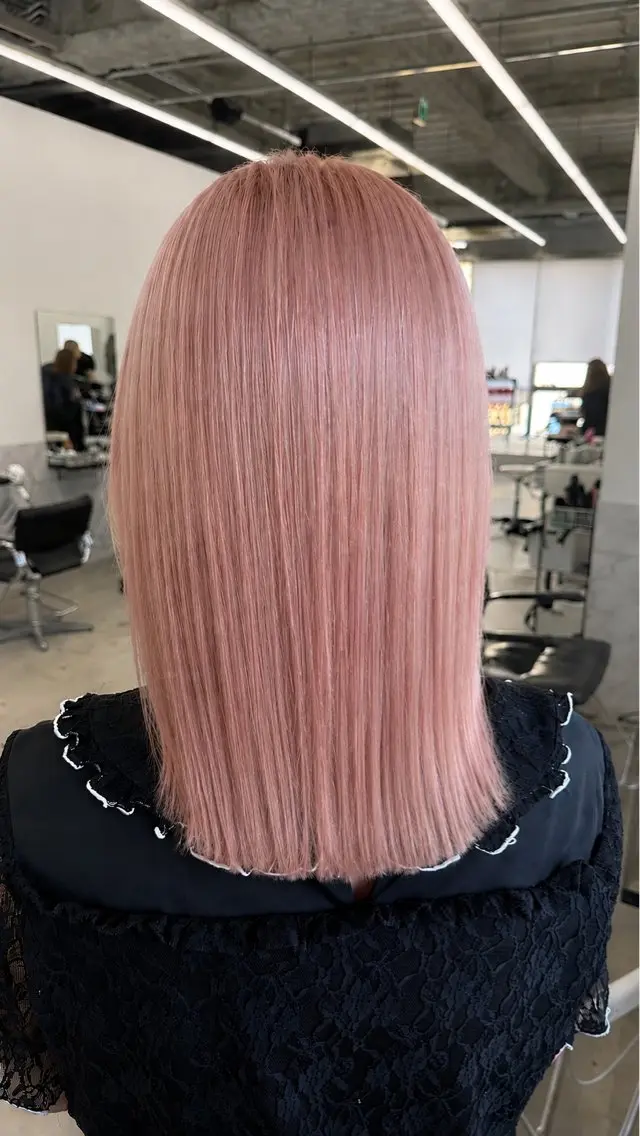 ミディアム カラー ヘアカラー 竹田 旬冶のヘアスタイル