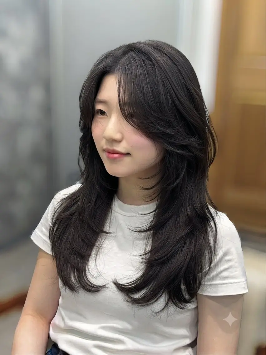 ロング カット MIHO 🫧似合わせレイヤーのヘアスタイル
