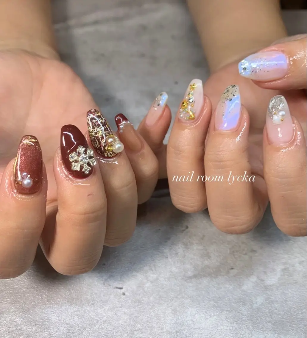 ネイル ネイルルームリッカ 𝐦𝐚𝐲𝐮のネイルデザイン