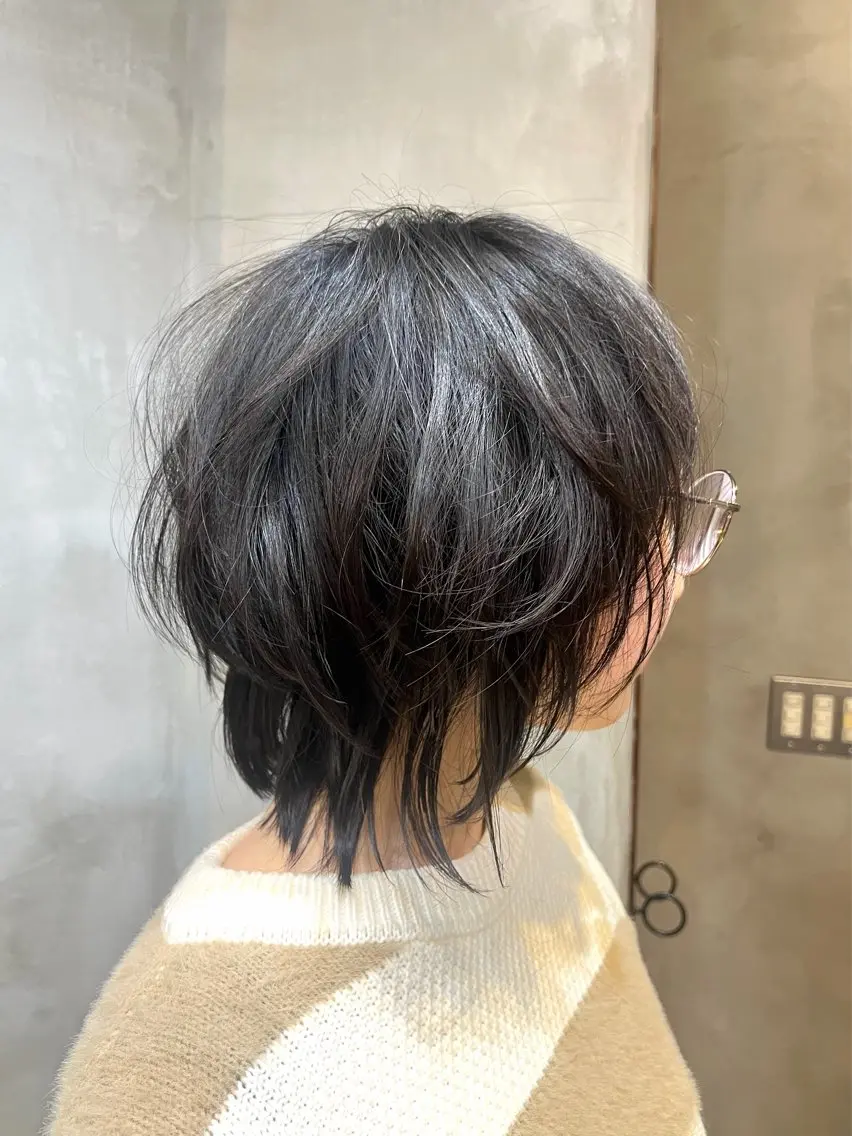 ミディアム カット トリートメント 松下 倫子のヘアスタイル