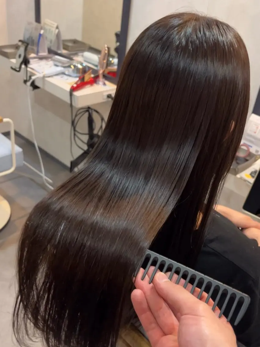 ロング トリートメント カット ヘアカラー トリートメント 堀井 政輝のヘアスタイル