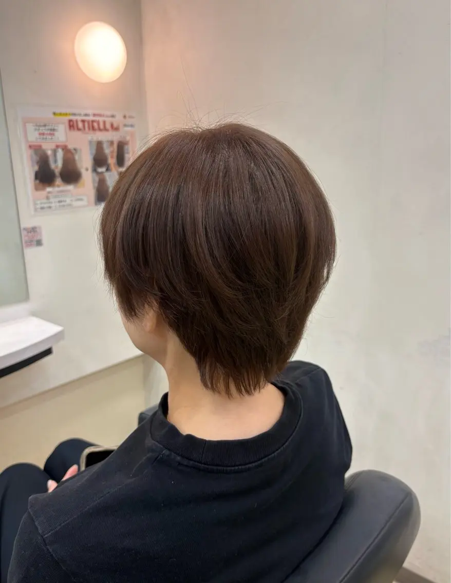 ショート カラー ヘアカラー 💙眞榮田 純花💙のヘアスタイル
