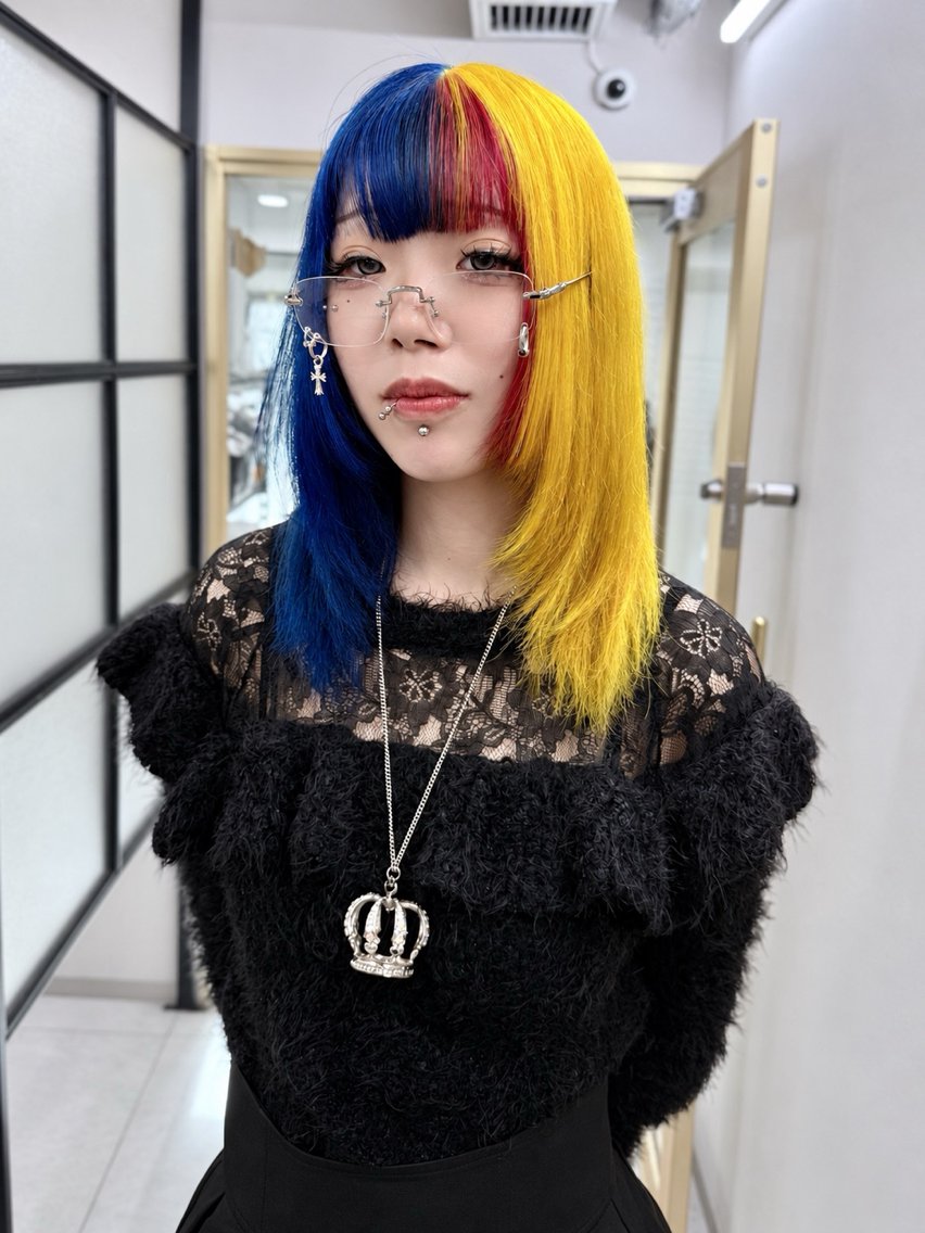 ミディアム 五島 拓海のヘアスタイル