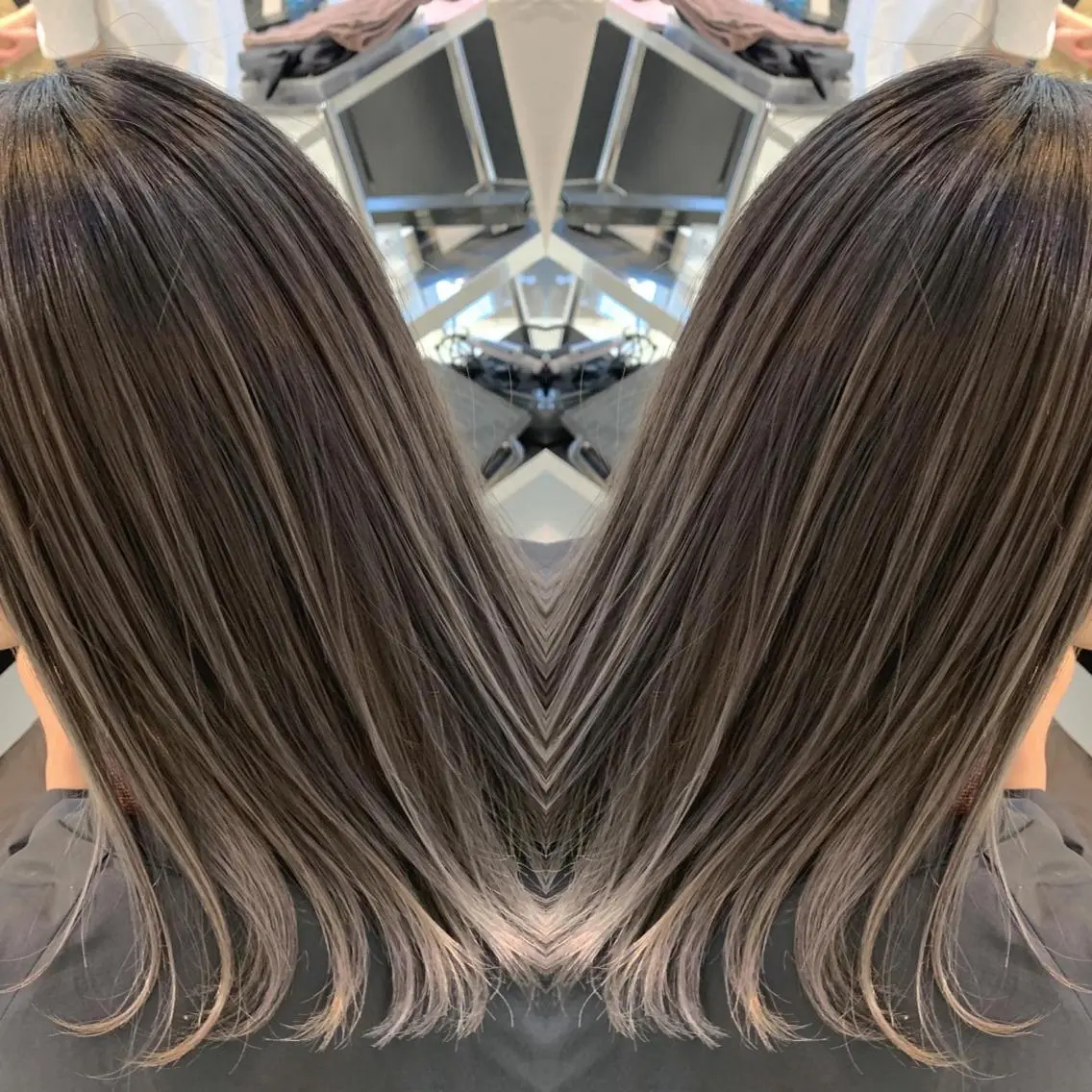 ミディアム カラー ヘアアレンジ 阿部 圭悟のヘアスタイル