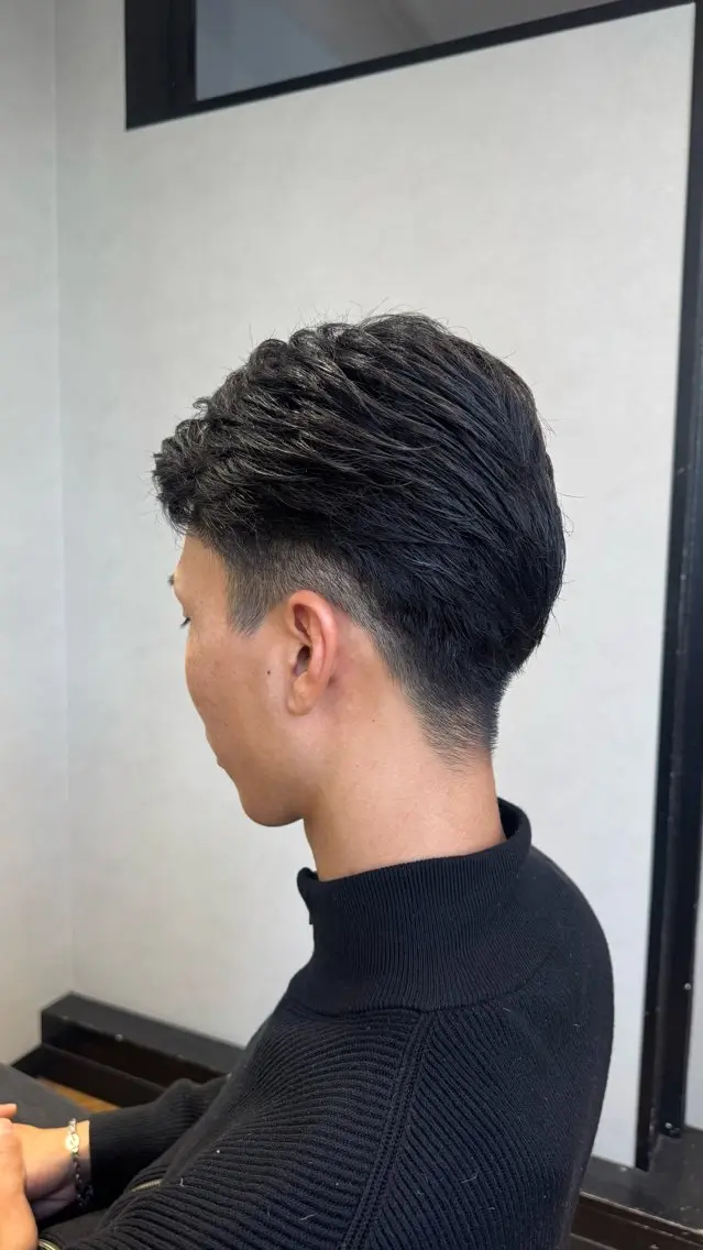 メンズ カット パーマ Rena/韓国 /ワンホンヘアのヘアスタイル