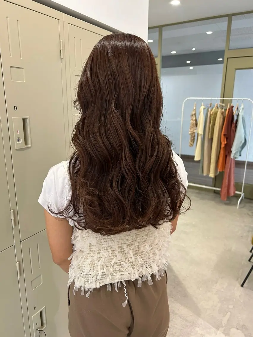 ロング カラー ashiato mizukiのヘアスタイル