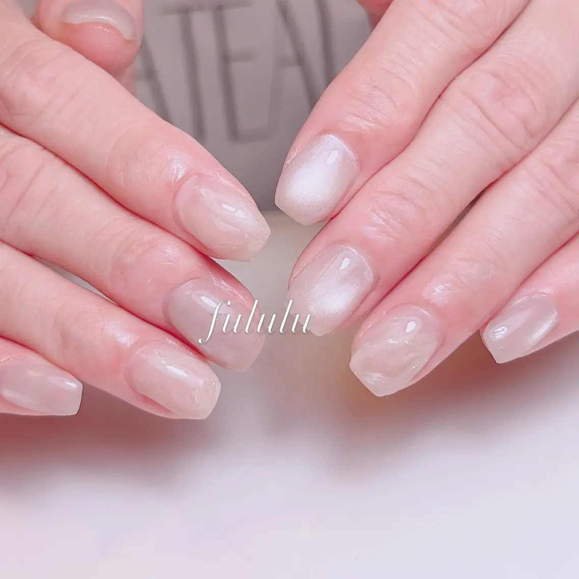 ネイル マグネットネイル ニュアンスネイル Fululu nailのネイルデザイン