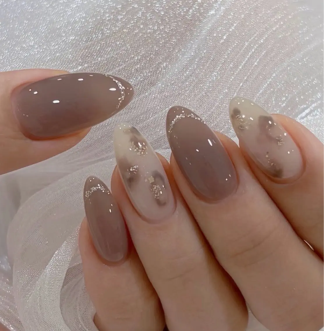 ネイル アートネイル フレンチネイル ジェルネイル ニュアンスネイル オフィスネイル ハンドネイル Ryu Nail NekoChanのネイルデザイン