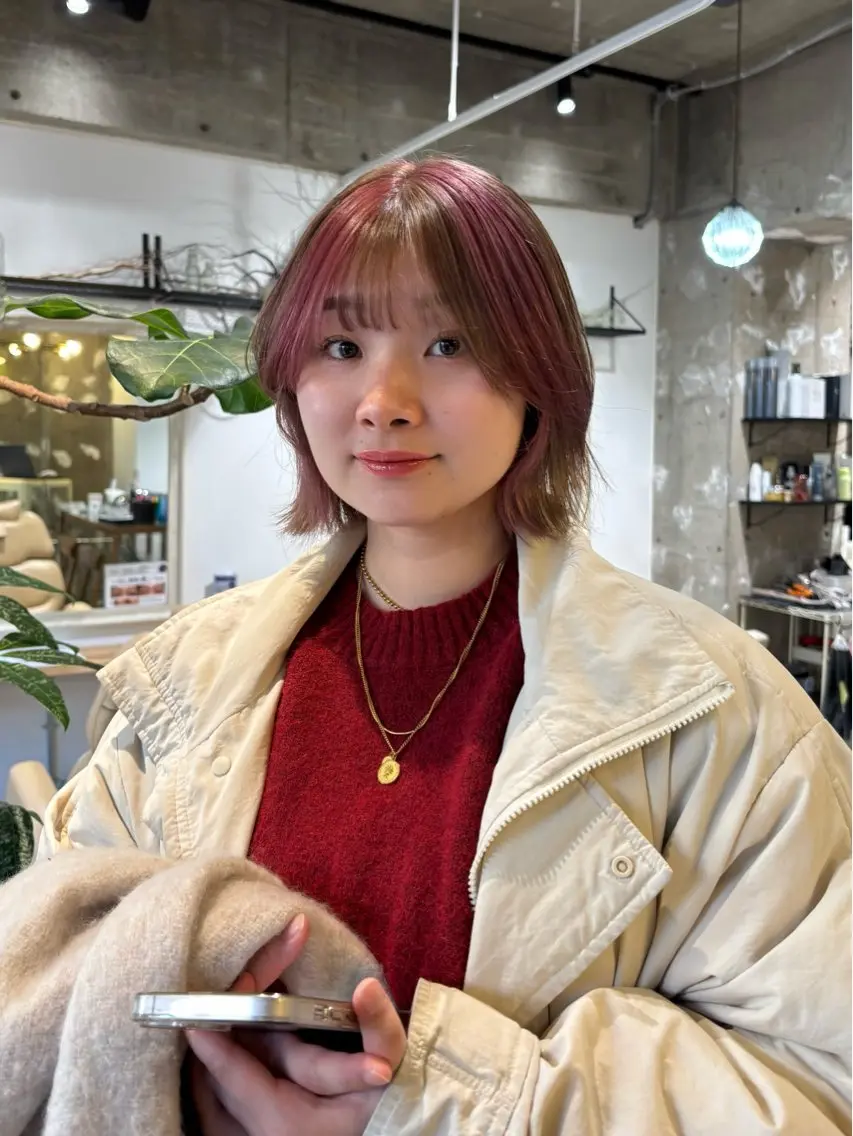 ミディアム ヘアカラー ZEST kalon RINAのマツエク・マツパデザイン