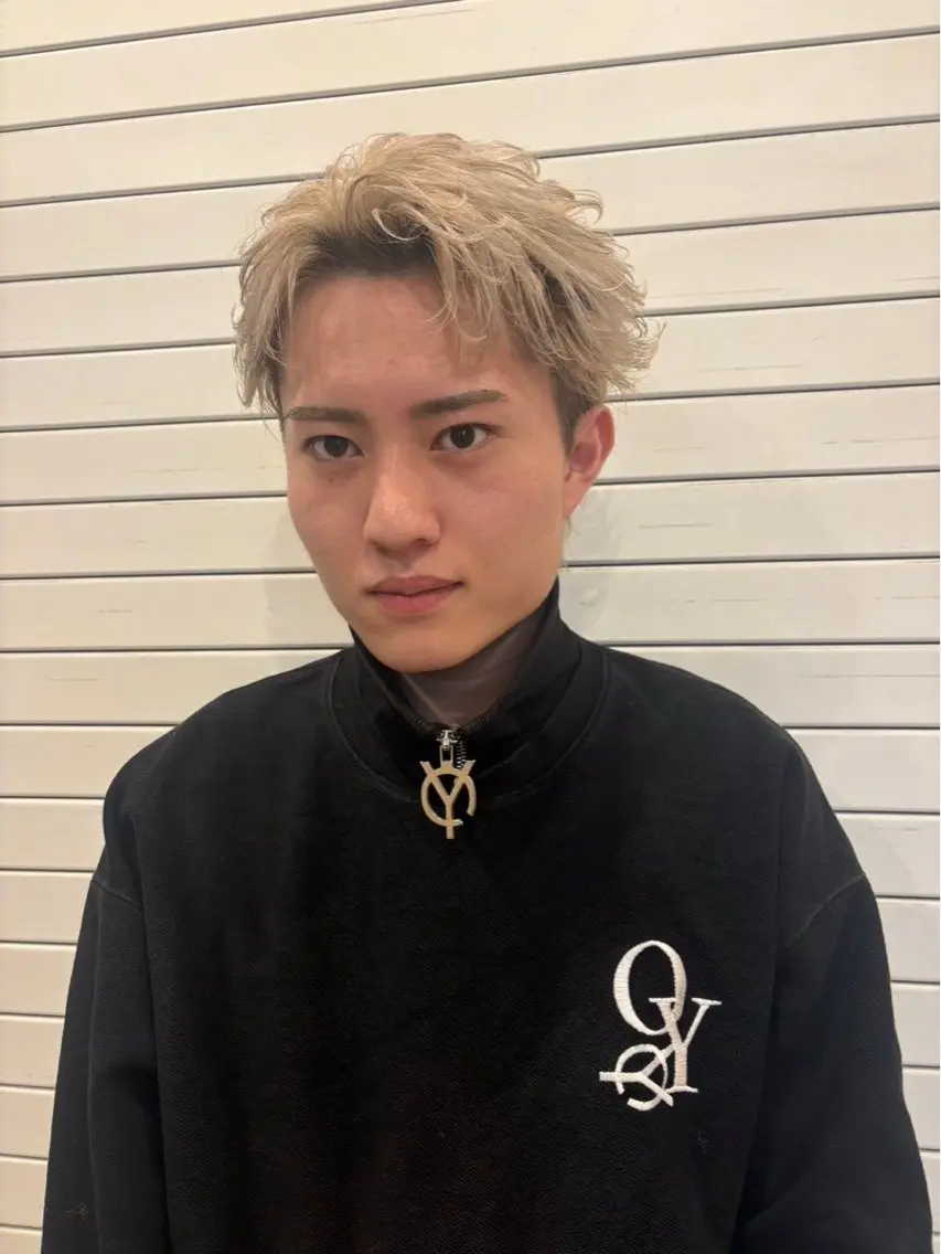 ミディアム カラー メンズ カット ヘアカラー トリートメント 👑錦糸町/毛流れ パーマ特化/NORIのヘアスタイル