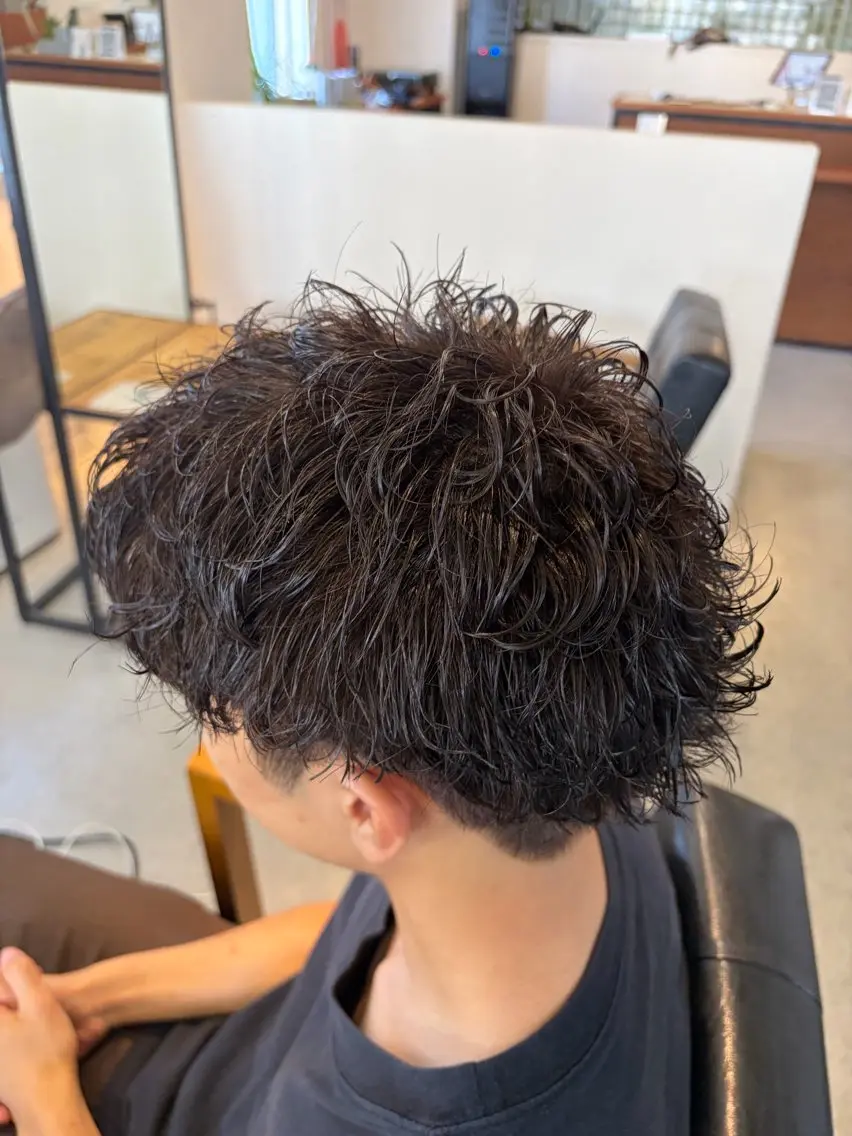 カラー メンズ ヘアカラー 艶透明感カラー/ 暖色カラー/髪質改善のヘアスタイル