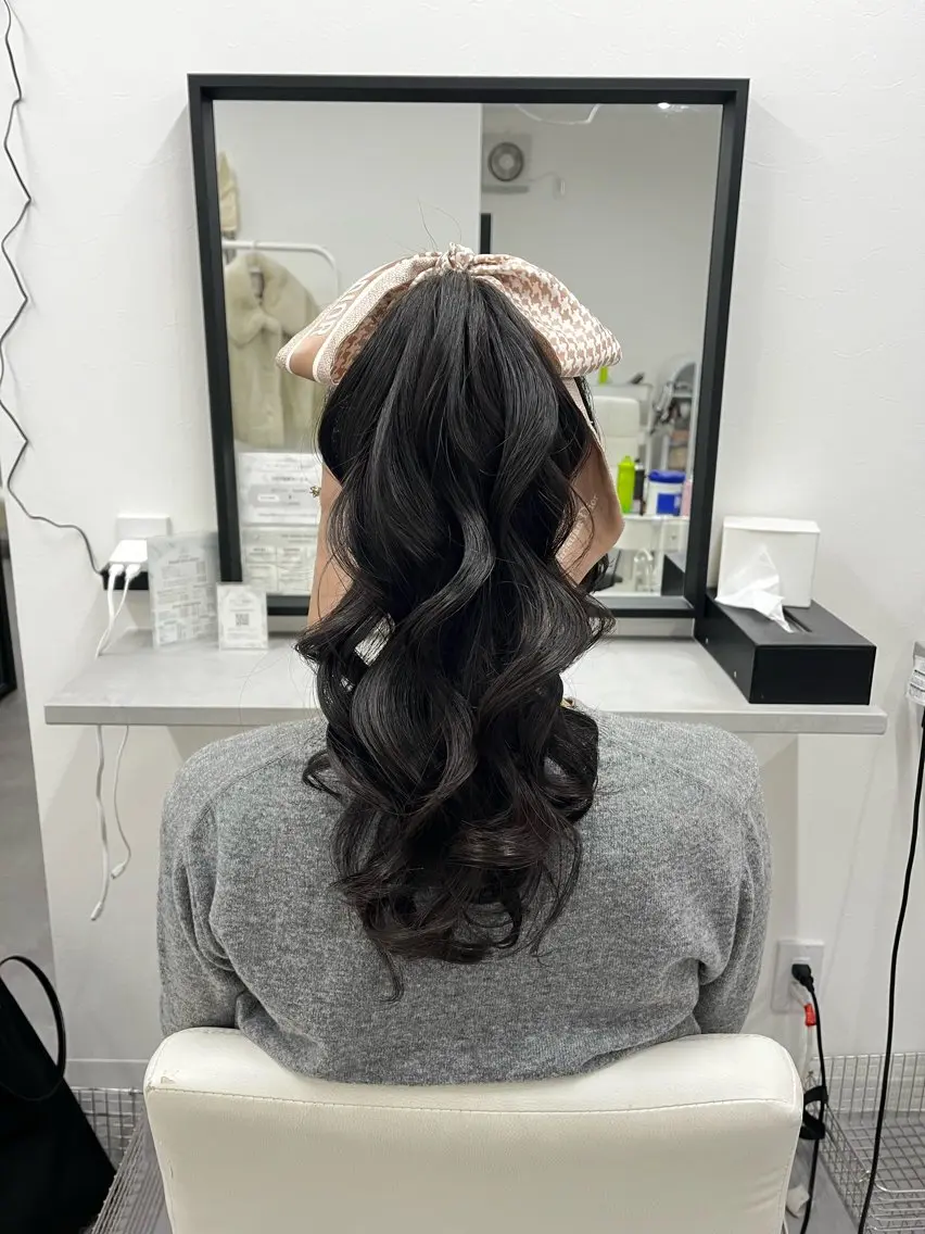 ロング ヘアセット 心斎橋/ヘアセット MASAKIのヘアスタイル
