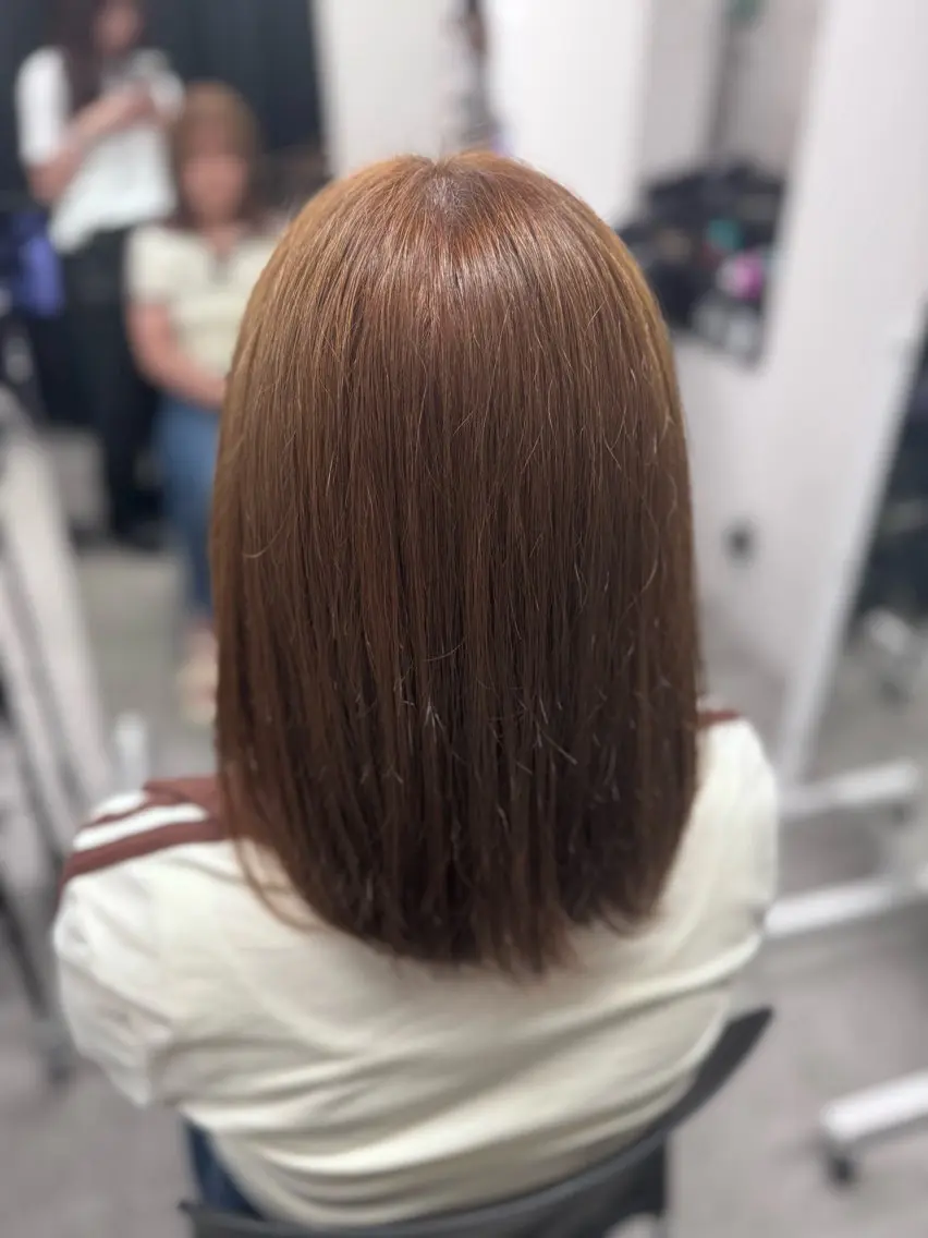 ミディアム カラー ヘアカラー 透明感カラー/ chinatsuのヘアスタイル