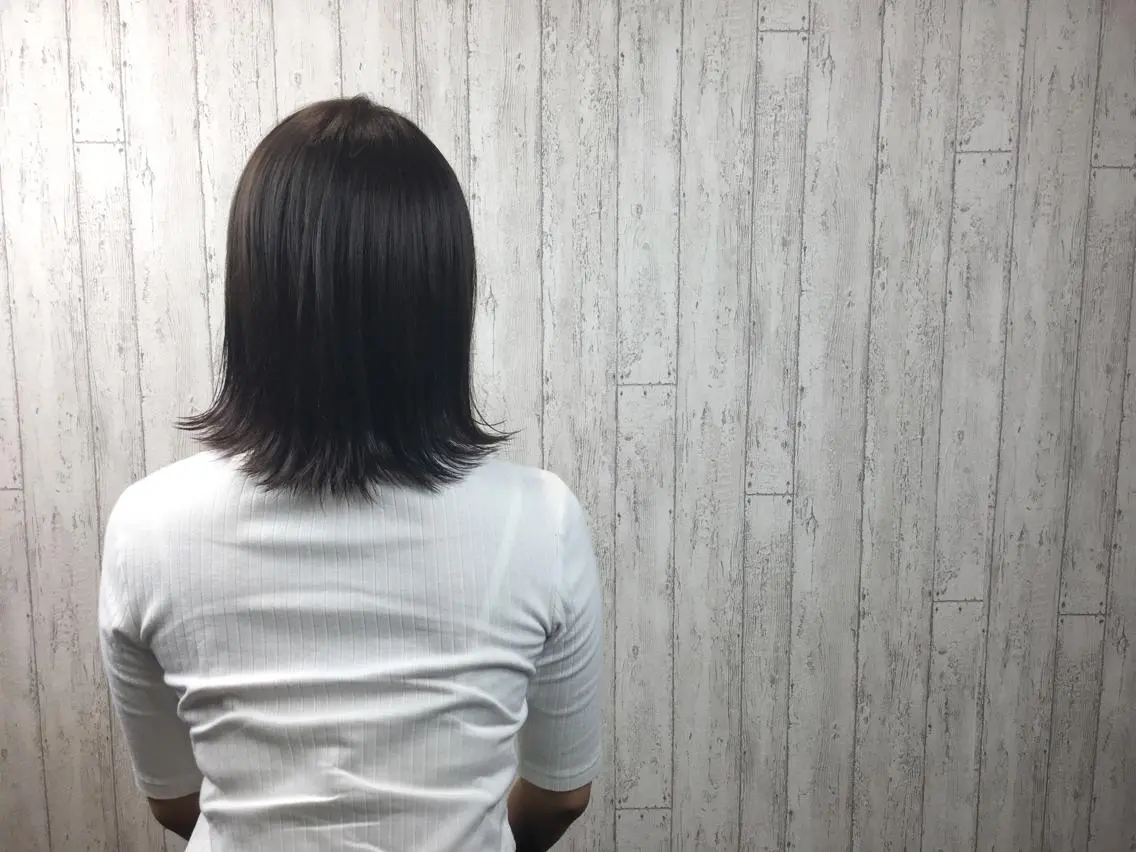 ミディアム カラー カット トリートメント カット／メンズカット 藤田麻衣のヘアスタイル