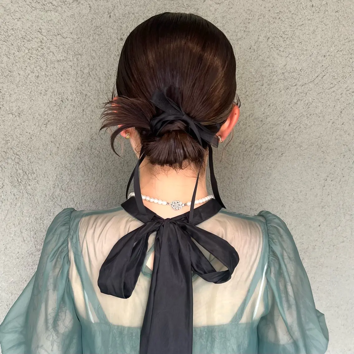 ミディアム ヘアアレンジ ヘアセット KIHO ｜Bond 三軒茶屋のヘアスタイル