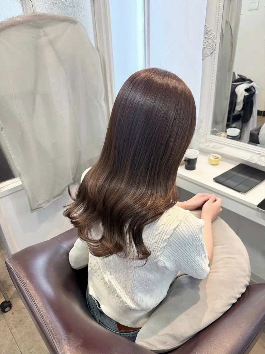 ロング カラー ブラウンカラー ヘアカラー 𝑆𝐴𝑂𝑅𝐼 /大森🪞🎀のヘアスタイル