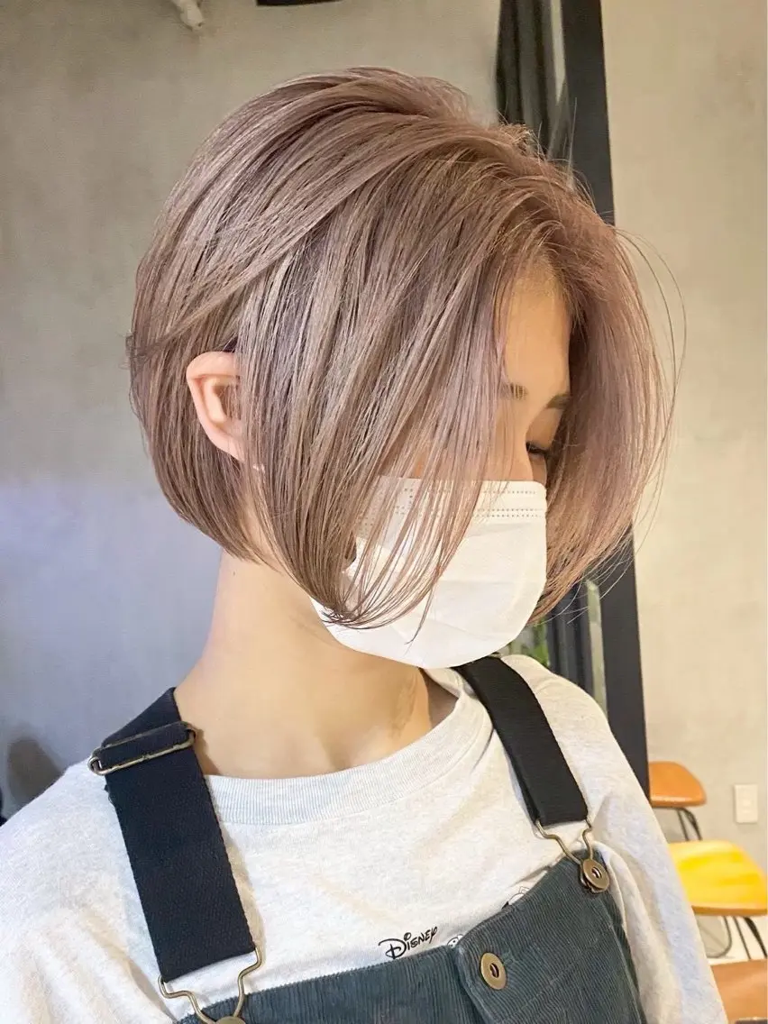 ショート カラー てった/fifth/ elima/パーマのヘアスタイル