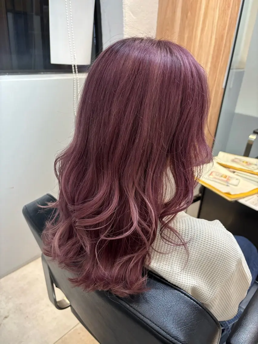セミロング カラー ヘアカラー トリートメント ✨津田佐功/兵庫三宮 /ボブ/カット✨のヘアスタイル