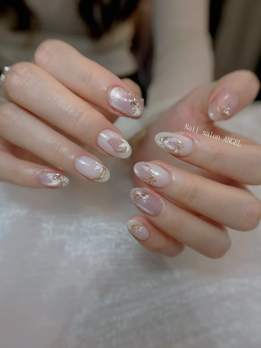ネイル ハンドネイル ANGEL Riaのネイルデザイン