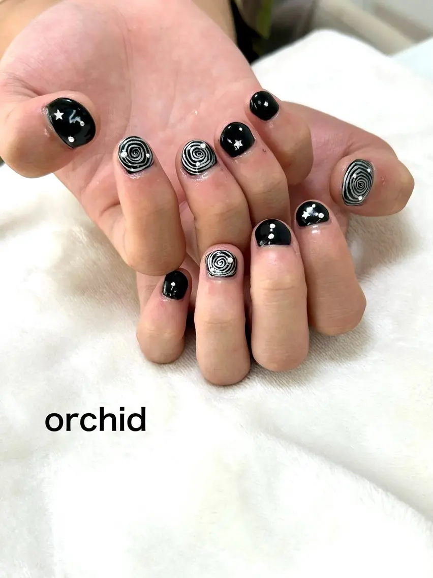 ネイル メンズネイル orchid ♡オーキッドのネイルデザイン