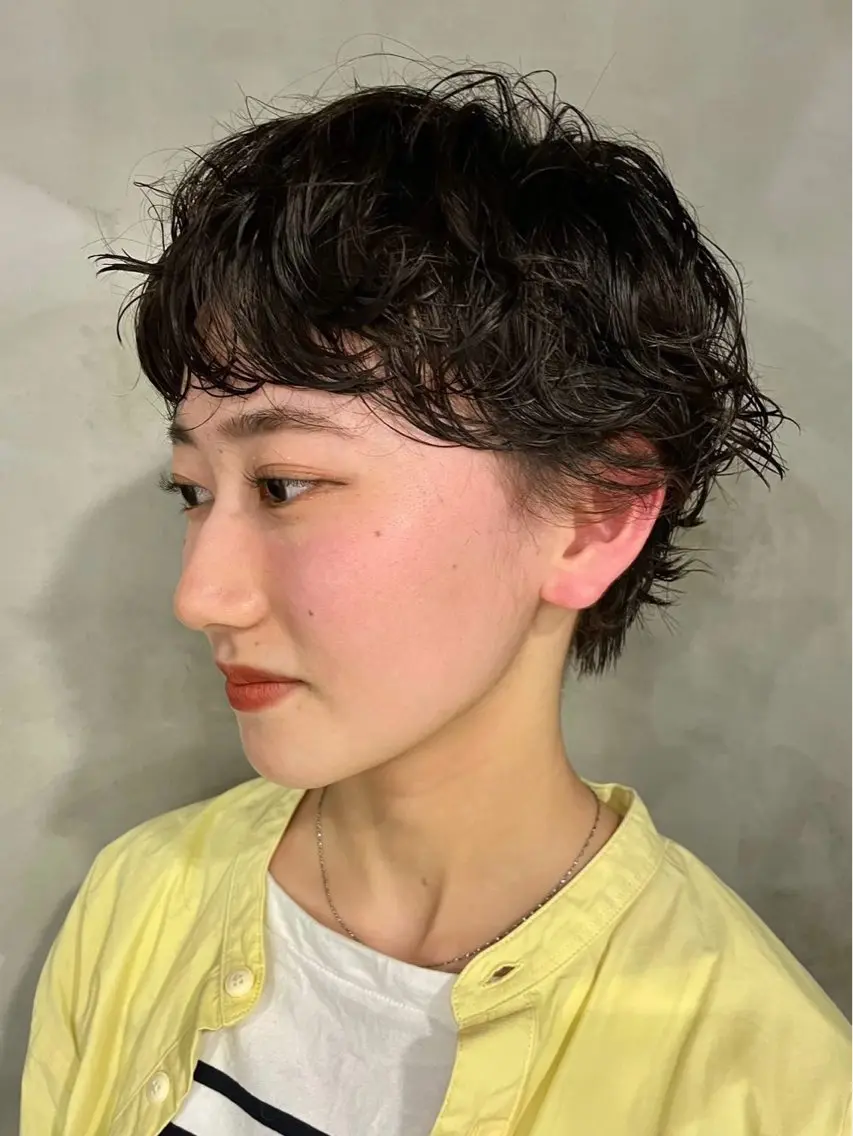 ショート パーマ 🌼似合わせカット 🌼おぎの みき🌼のヘアスタイル