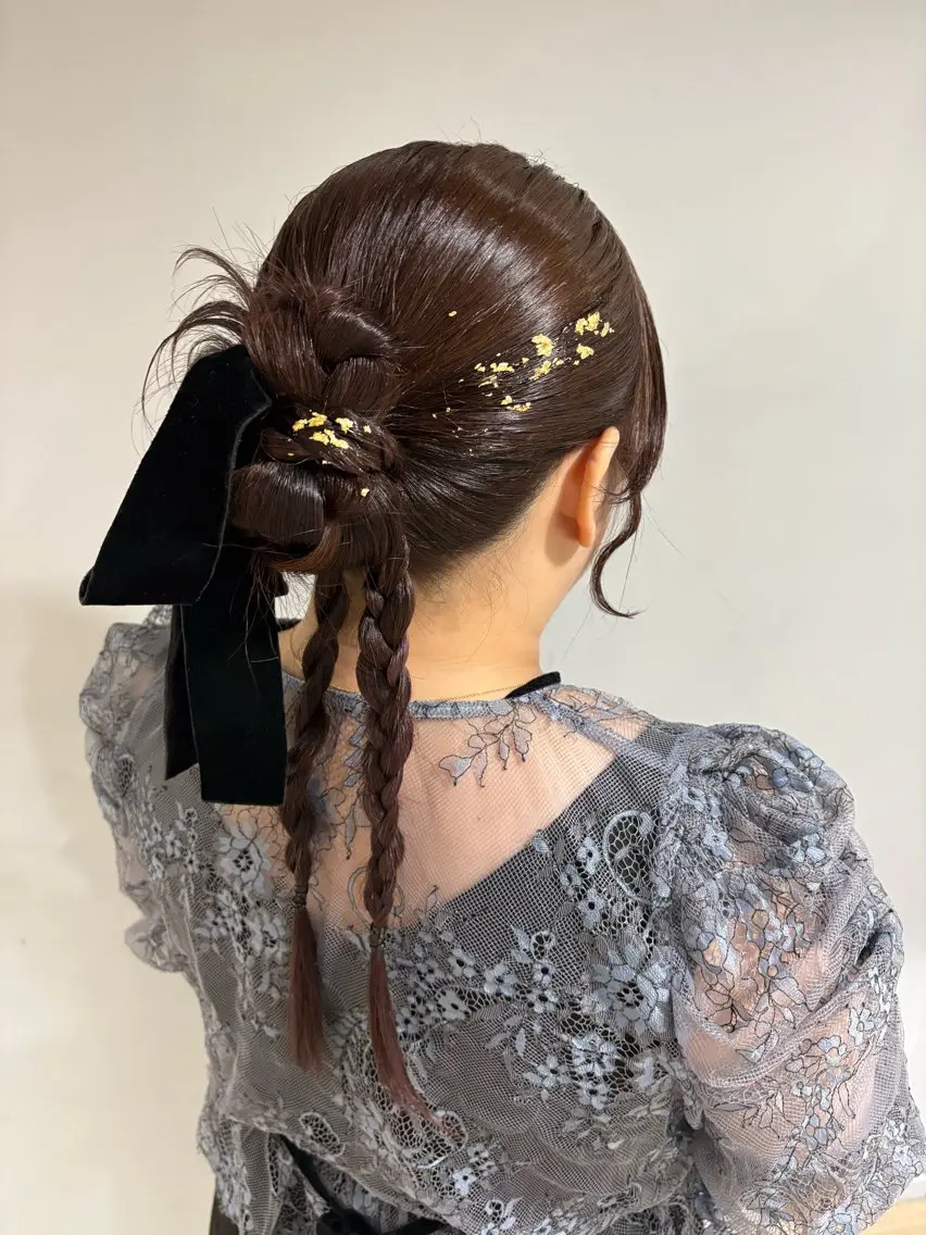 ロング ヘアアレンジ 鵜飼 未玖のヘアスタイル
