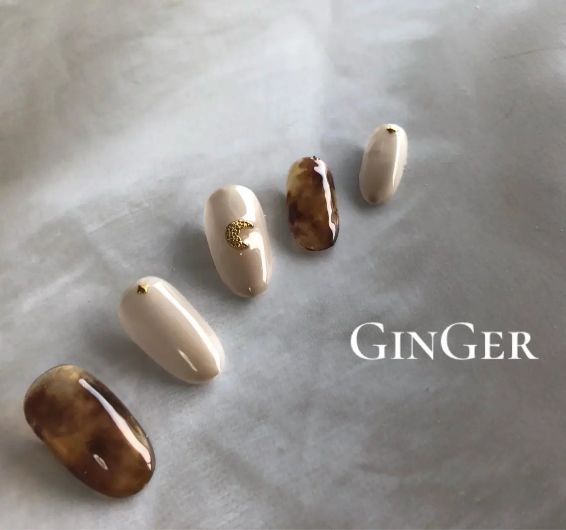 ネイル フットネイル ginger nail&spaのネイルデザイン